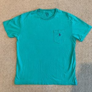 Polo Ralph Lauren Pocket Tee Blue Green Medium